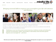 Tablet Screenshot of mindfullifeprogram.org